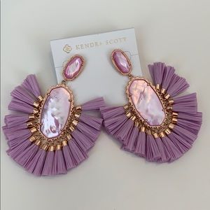 Kendra Scott tassel statement earrings